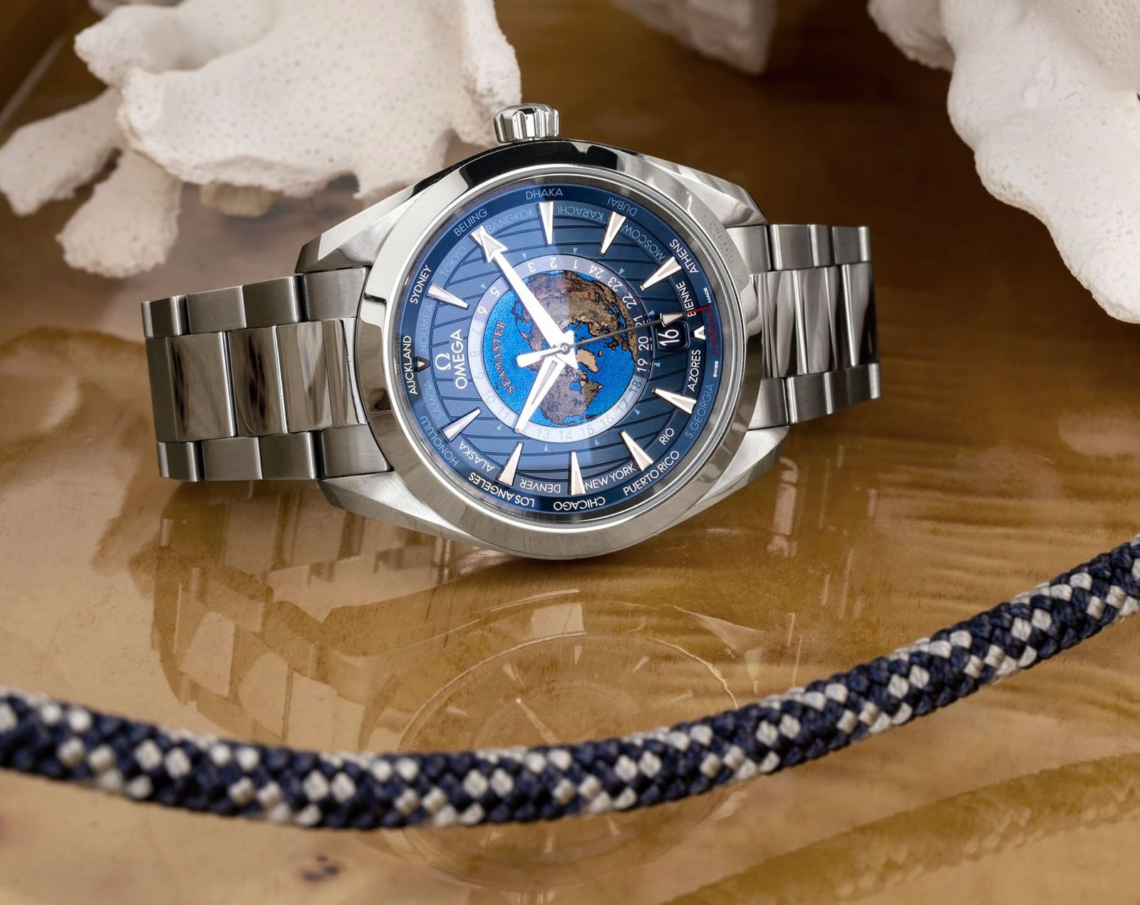 The Omega Seamaster Aqua Terra Worldtimer Watch Premium Quality